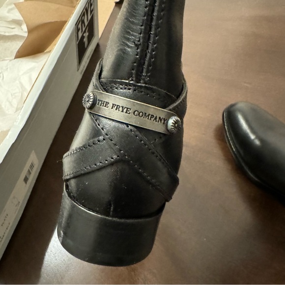 NWT Black Leather Frye Boots - Picture 8 of 11